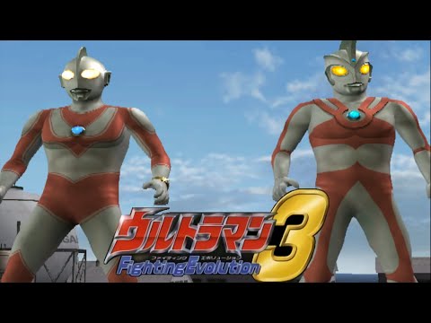 [PS2] Ultraman Fighting Evolution 3 - Tag Mode - Ultraman Jack and Ultraman Ace (1080p 60FPS)