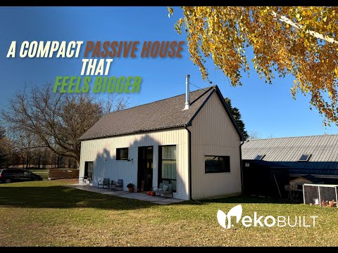 Welcome to a full tour of the Swede 2, a small Passive House that feels anything but small.