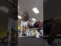 Raw Bench Press 275 lbs × 10 pause reps After gregarious Incline training!!!#shorts#viral