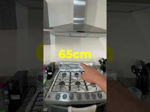 A que altura se coloca la campana extractora de la cocina