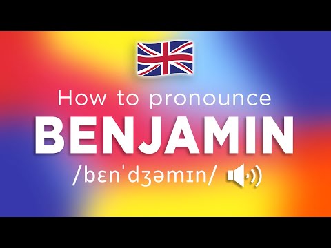 How To Pronounce Benjamin (100% NATIVE!!)