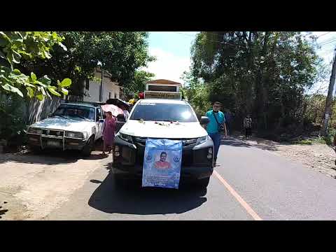Sepelio Luis Eduardo Coreas en Nueva Granada, Usulután.
