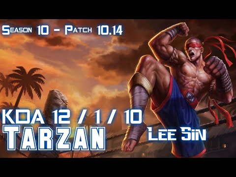 Tarzan LEE SIN vs NIDALEE Jungle - Patch 10.14 KR Ranked