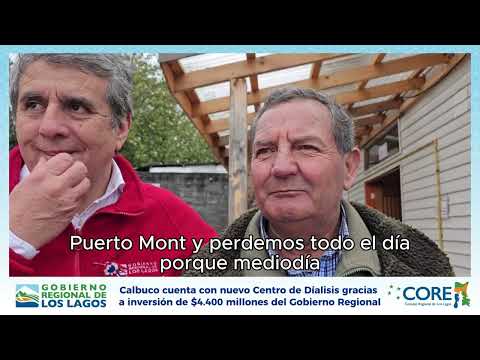 Inauguración Centro Dialisis de Calbuco - Gore Los Lagos