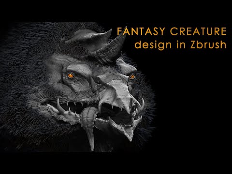 Fantasy Creature Design / Concept in Zbrush