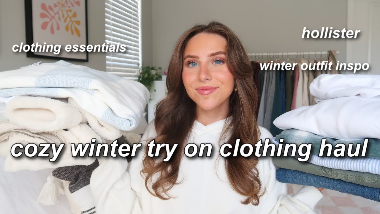 COZY WINTER TRY ON CLOTHING HAUL | DREAM WARDROBE FOR 2024! *PINTEREST INSPIRED* WINTER ESSENTIALS