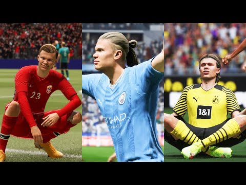 ERLING HAALAND IN EVERY FIFA (17-24)