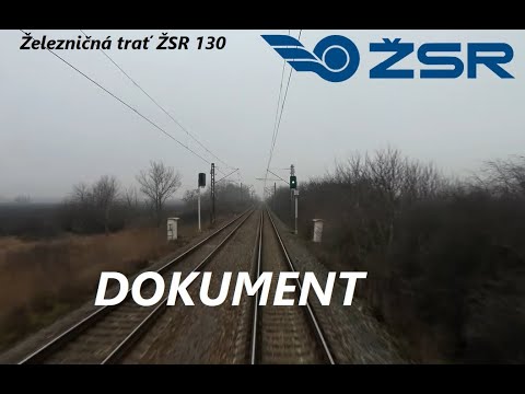 Železničná trať ŽSR 130 [DOKUMENT]