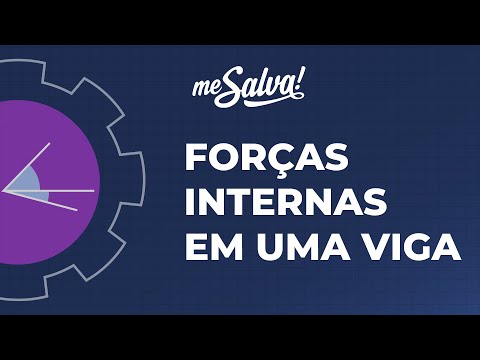Introdução a forças internas em uma viga - Mecânica Vetorial - Me Salva! Engenharia