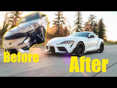 He Bought a WRECKED COPART Toyota Supra! Is It Worth It?