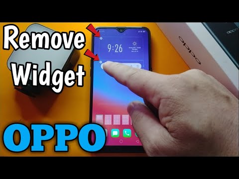How to Remove Widget from Home Screen in Oppo A5s