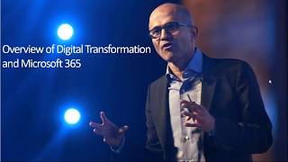 Overview Of Digital Transformation And Microsoft 365