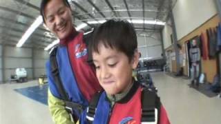 William Skydiving at 7 years old