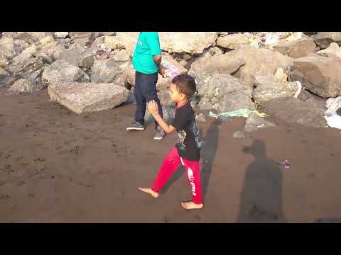 shlok dance at beach