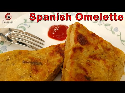 Spanish Omelette Recipe | How to make Spanish Omelet | Potato Omelette | OvalShelf