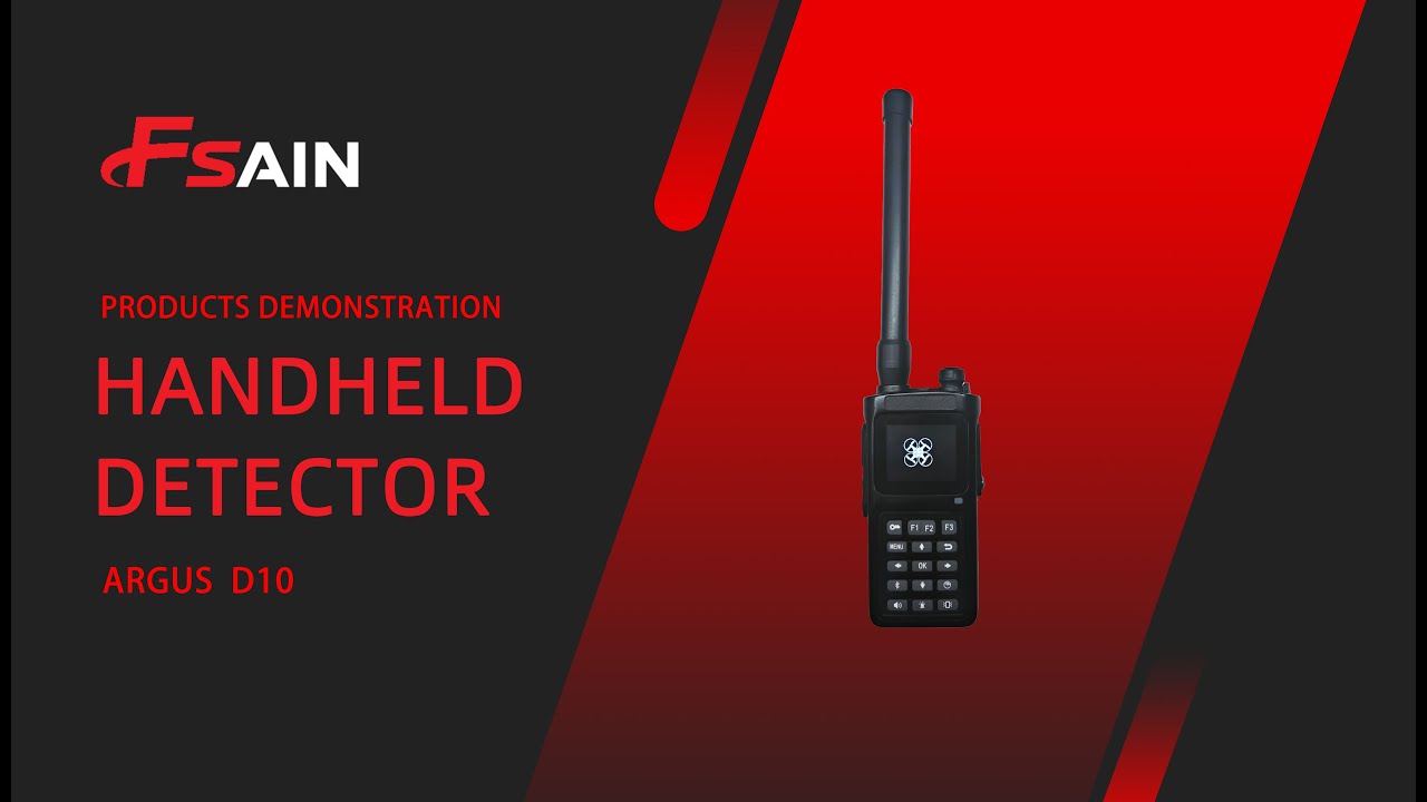 Handheld Drone Detector with Perfect Performance and Affordable Price