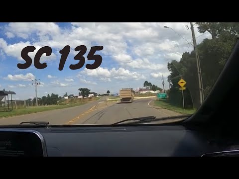 Trilhas,  rotas e caminhadas - SC 135 entre Calmon e Caçador