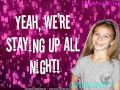 G Hannelius - Staying Up All Night Lyrics 