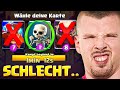 😱😩Nur SCHLECHTE KARTEN WÄHLEN im 3x Auswahl Turnier... (Katastrophe) | Clash Royale Deutsch