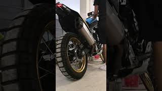 YAMAHA TÈNERÈ 700 RALLY ED - AKRAPOVIC SLIP ON NO DBKILLER #soundexhaust  #akrapovic #tenereoffroad