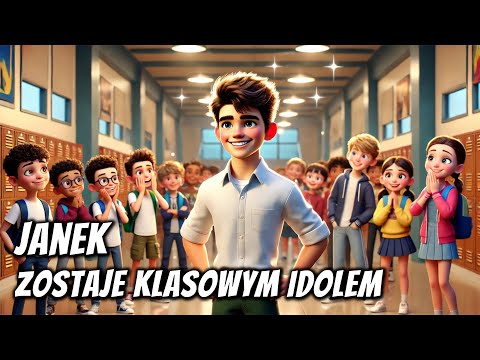 Janek zostaje klasowym idolem - okładka bajki audio