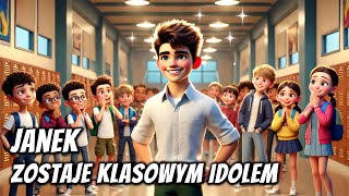 Janek zostaje klasowym idolem - okładka bajki audio