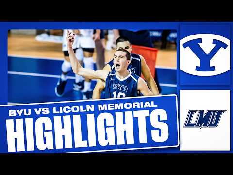 BYU Men's Volleyball vs Lincoln Memorial || Full Game Highlights (2026)