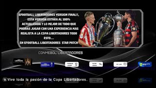 eFootball Libertadores 2026 V. final Para Ppsspp/PSP Kits, Fichajes, Con Narración En Español