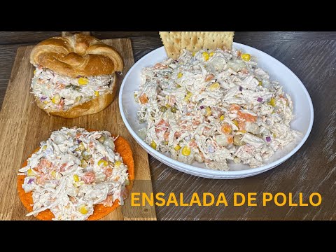 Ensalada de Pollo - Receta Fácil y Rápida -