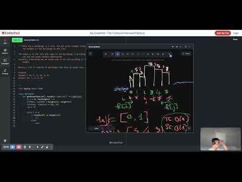 Watch: LeetCode 1762 follow-up walkthrough preview