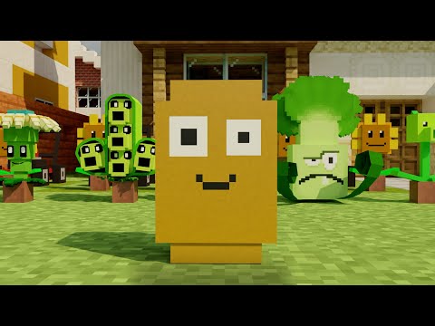 Batt Minton - Plants vs Zombies Trailer - Minecraft Animation