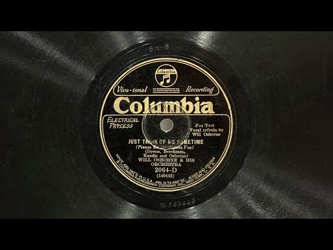 Just Think Of Me Sometime • Will Osborne and His Orchestra (EMGCR Gramophone)