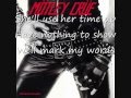 Mötley Crüe- Too Fast For Love (with lyrics)