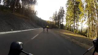 GoPro HD - high speed roadbike downhill in Romania