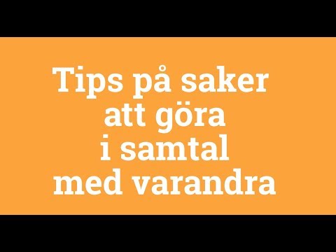 //ATT PRATA KÄNSLOR//