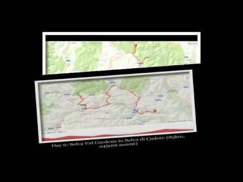 2013 Raid Dolomites Route