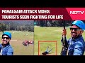 Pahalgam Attack Video Unaware Tourist On Zipline Captures Pahalgam Terror Attack