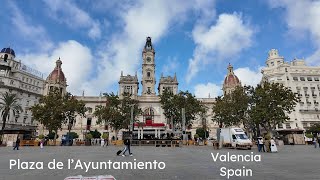 Life in Valencia - Plaza de l'Ayuntamiento Quick Tour - Creative Commons License