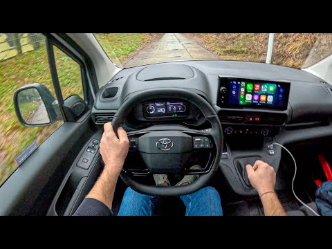  NEW Toyota Proace City 2025 (1.5 D-4D 100 hp) | POV Test Drive #2319 Joe Black