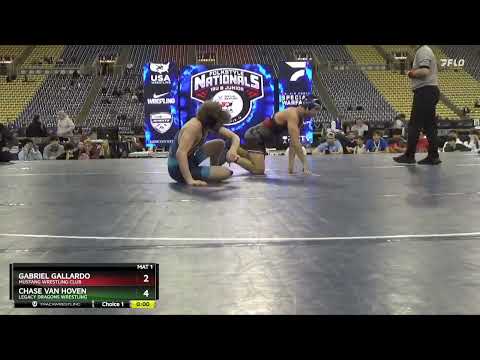 2024 Junior Boys Folkstyle Nationals: Gabriel Gallardo vs Chase Van Hoven: 150 Ibs Finals