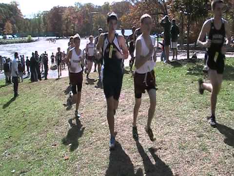 NJ Bergen County XC Champs 2011 Boys JV Large Lap 1 Darlington P