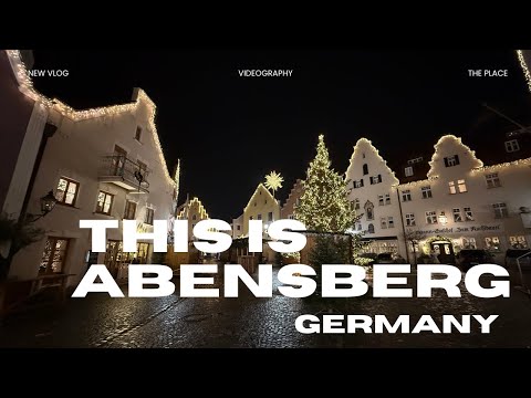 Night Walk in Abensberg 🌙✨ Beautiful Streets & Abens River by Night | Bavaria Evening Vibes