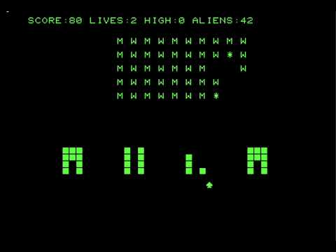 Commodore PET Space Invaders game in written XC-BASIC3 (Part 3)