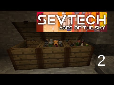 Island Hopping - Modded Minecraft - Sevtech: Ages of The Sky - Episode 2