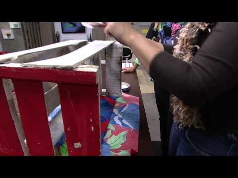 Mulher.com 06/16/2015 Isa Perinotto - Fruit crate decoration Part 1/2