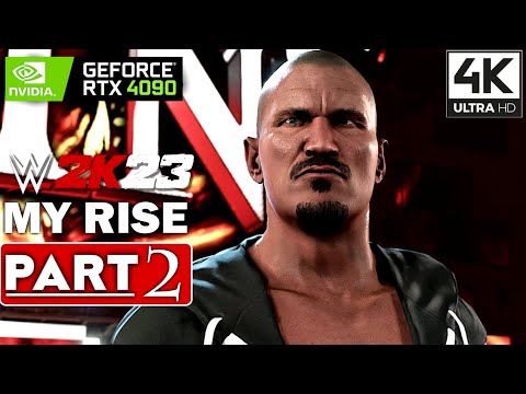 WWE 2K23 MyRise Gameplay Walkthrough Part 2 FULL GAME | RTX 4090 [4K HDR 60FPS] - No Commentary
