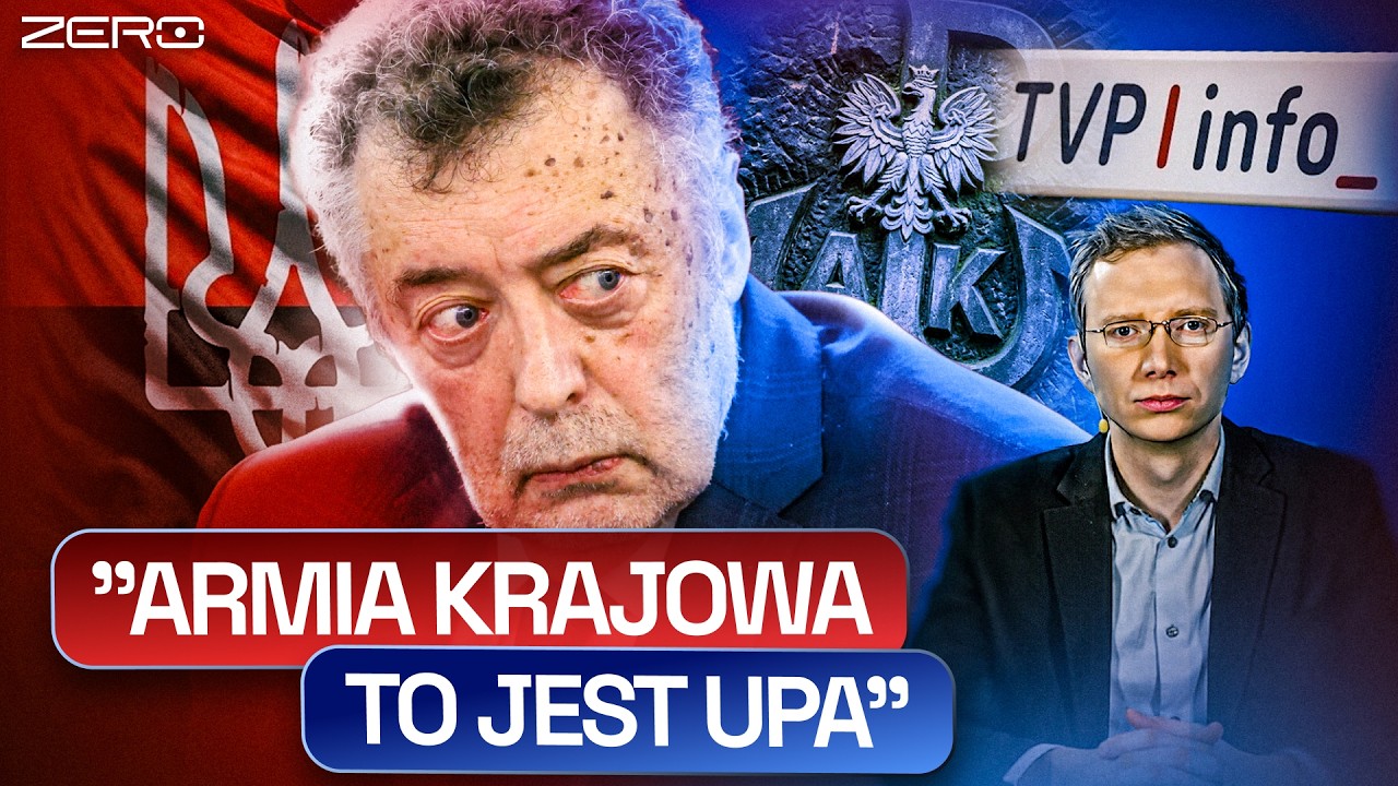 PORÓWNAŁ ARMIĘ KRAJOWĄ DO UPA. SKANDALICZNE SŁOWA W TVP