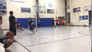 3pts after scramble on the floor