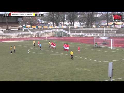 Tor: Dresdner SC 1898 2:2 Post SV Dresden