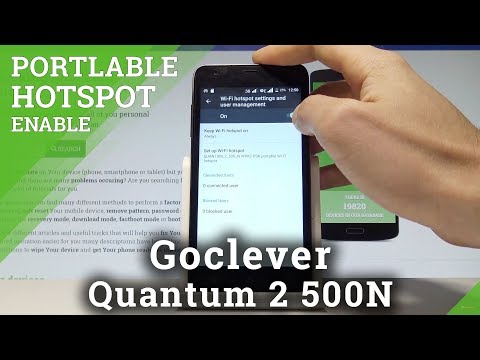 How to Enable Portable Hotspot on Goclever Quantum 2 500N - Share Wi-Fi |HardReset.Info